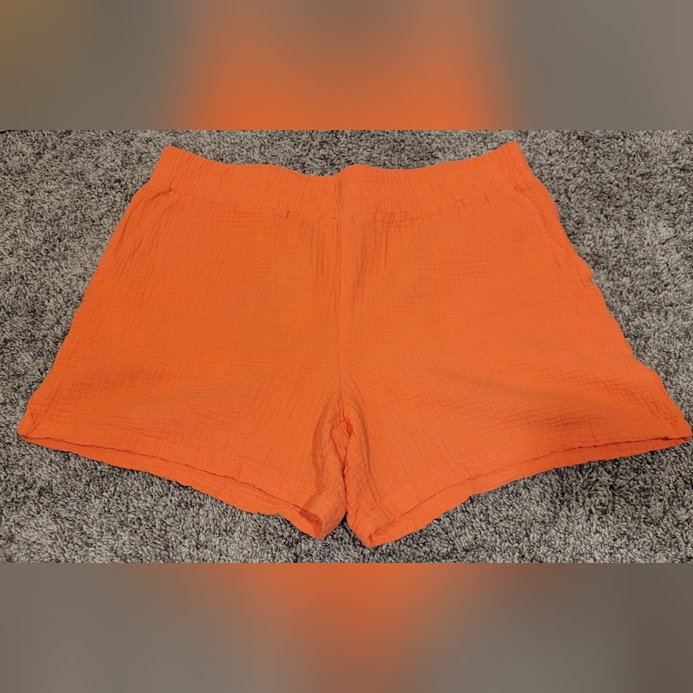 Belle Beach Coral Gauze Shorts Size M